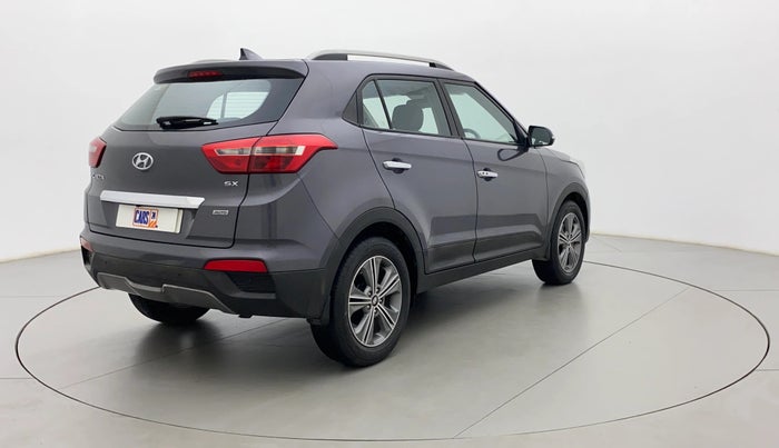 2017 Hyundai Creta SX PLUS AT 1.6 PETROL, Petrol, Automatic, 28,625 km, Right Back Diagonal