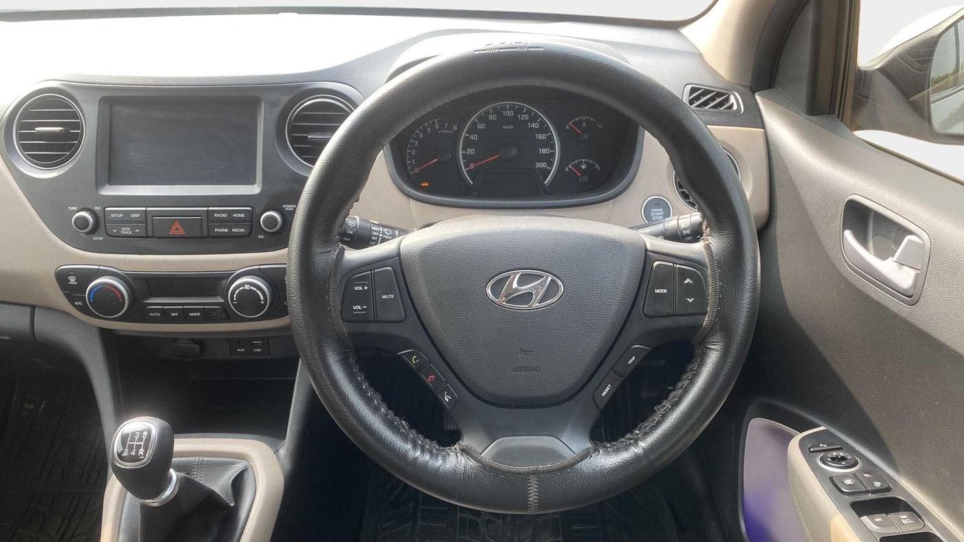 2018 Hyundai Grand i10 ASTA 1.2 KAPPA VTVT, Petrol, Manual, 72,216 km, Steering Wheel Close Up