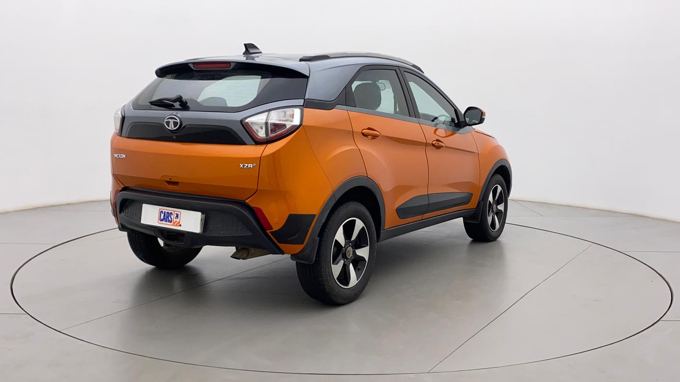 2019 Tata NEXON XZA PLUS DIESEL DUAL TONE, Diesel, Automatic, 35,671 km, Right Back Diagonal