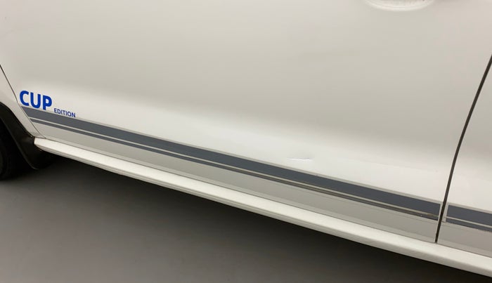 2013 Volkswagen Polo COMFORTLINE 1.2L PETROL, Petrol, Manual, 1,10,410 km, Front passenger door - Graphic sticker
