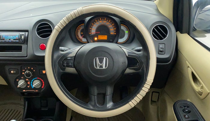2014 Honda Brio S MT, Petrol, Manual, 93,929 km, Steering Wheel Close Up