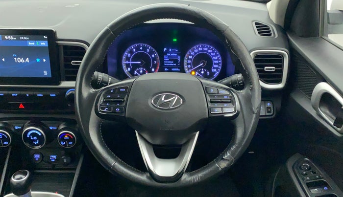 2019 Hyundai VENUE SX PLUS 1.0 TURBO DCT, Petrol, Automatic, 1,05,734 km, Steering Wheel Close Up