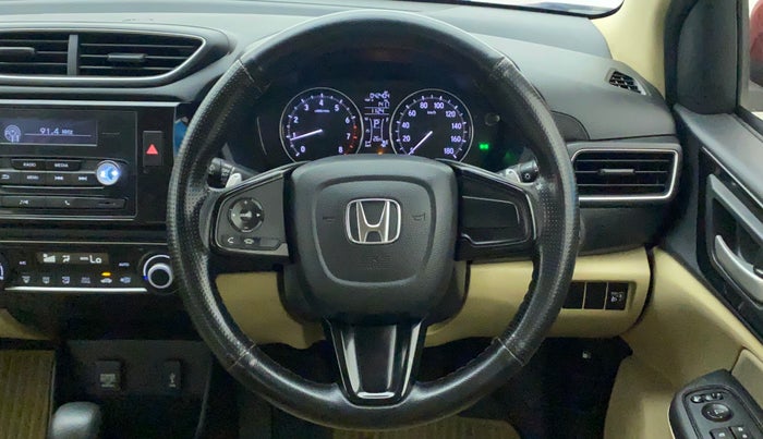 2019 Honda Amaze 1.2L I-VTEC V CVT, Petrol, Automatic, 42,486 km, Steering Wheel Close Up