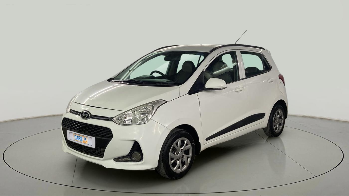 2019 Hyundai Grand i10 SPORTZ 1.2 KAPPA VTVT, Petrol, Manual, 21,112 km, Left Front Diagonal
