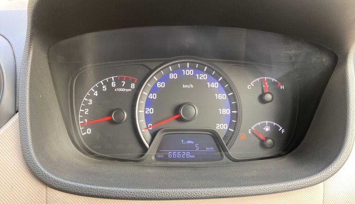 2014 Hyundai Xcent SX 1.2 (O), Petrol, Manual, 66,626 km, Odometer Image