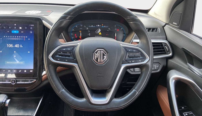 2021 MG HECTOR PLUS SHARP 1.5 PETROL TURBO DCT 6-STR, Petrol, Automatic, 82,741 km, Steering Wheel Close Up