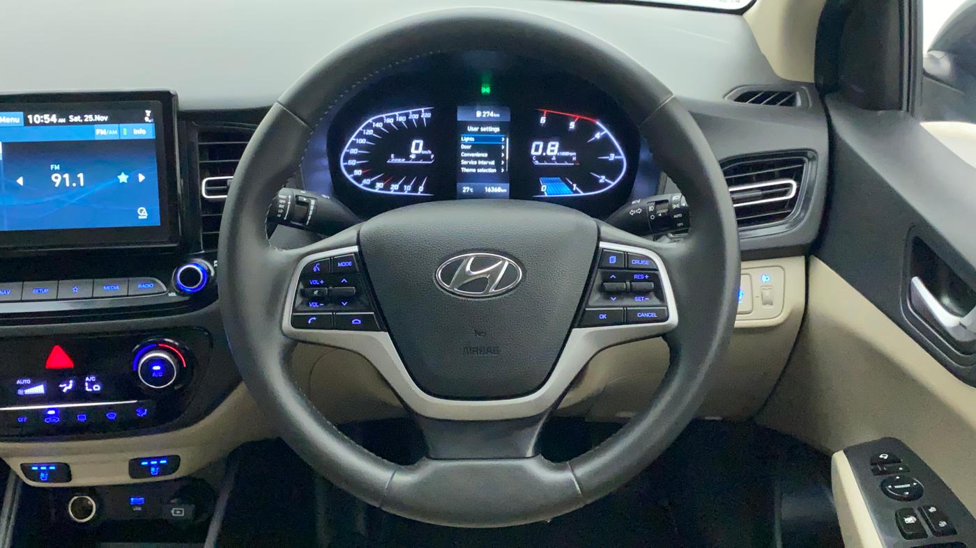 2022 Hyundai Verna SX (O) 1.5 CRDI, Diesel, Manual, 16,368 km, Steering Wheel Close Up