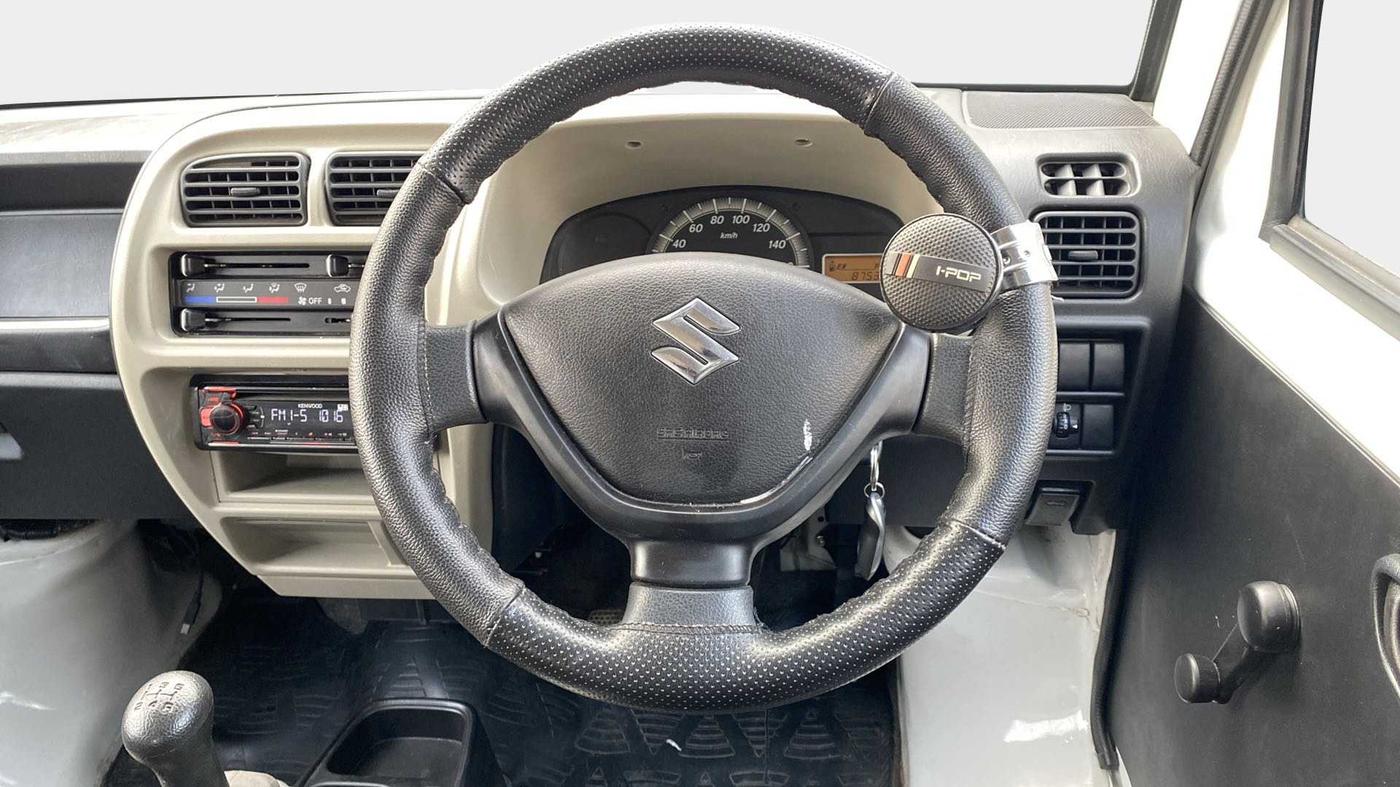 2019 Maruti Eeco 5 STR WITH A/C+HTR, Petrol, Manual, 8,751 km, Steering Wheel Close Up