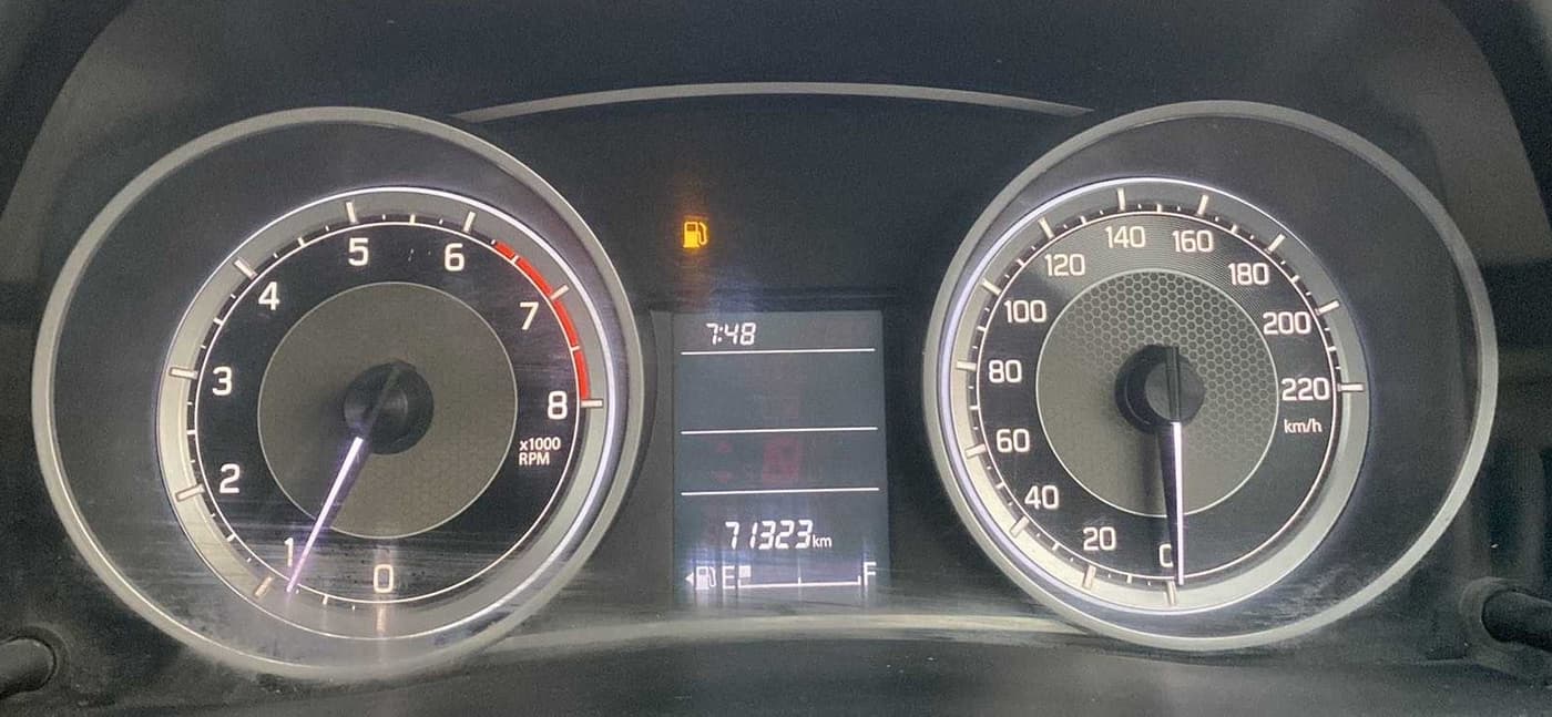2018 Maruti Dzire VXI, Petrol, Manual, 71,291 km, Odometer Image