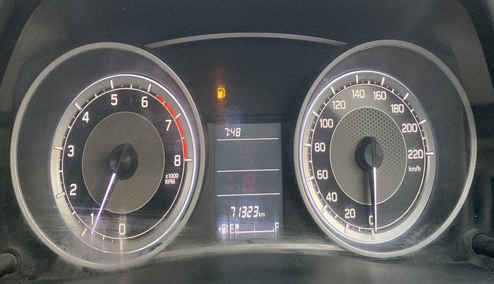 2018 Maruti Dzire VXI, Petrol, Manual, 71,291 km, Odometer Image