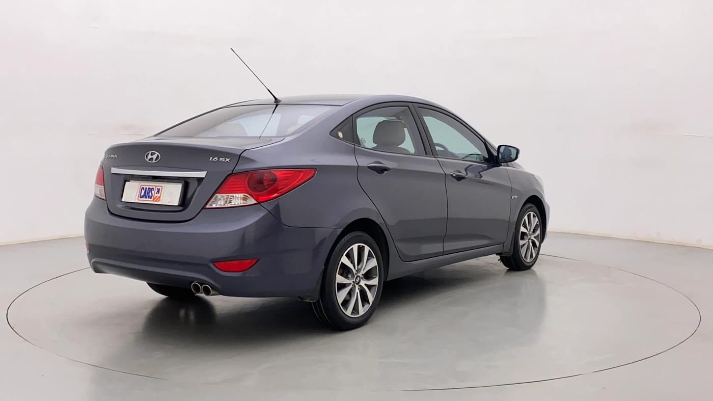 2014 Hyundai Verna FLUIDIC 1.6 VTVT SX, Petrol, Manual, 84,015 km, Right Back Diagonal