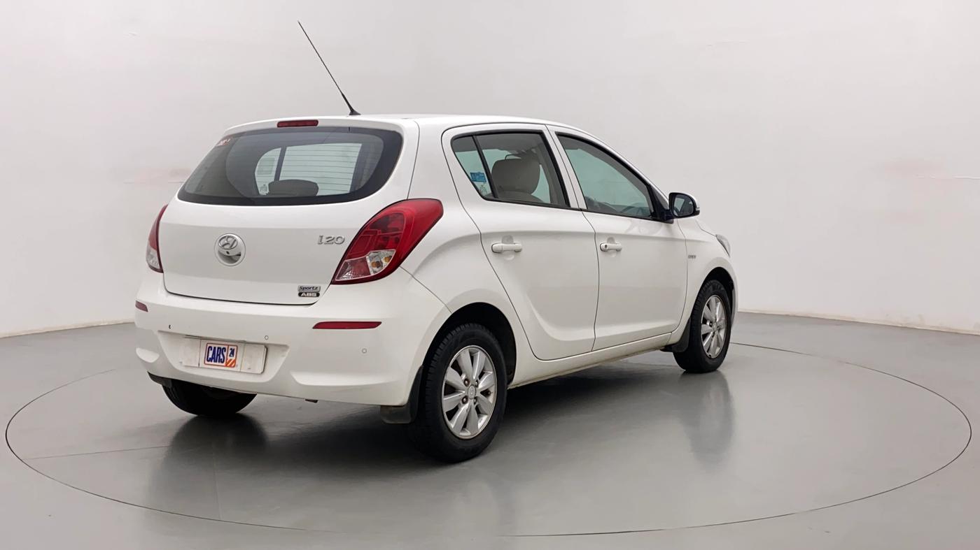 2012 Hyundai i20 SPORTZ 1.2, Petrol, Manual, 50,606 km, Right Back Diagonal