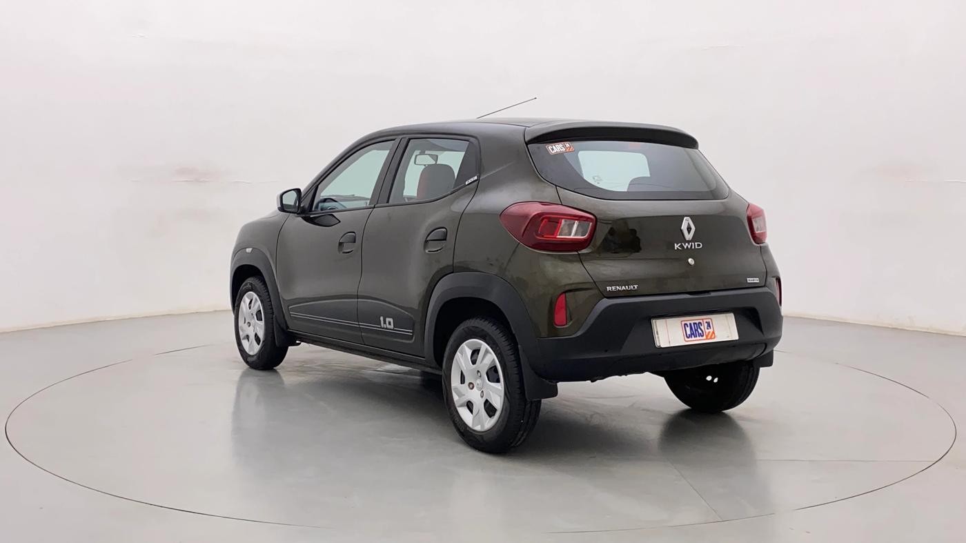 2021 Renault Kwid RXT 1.0 AMT (O), Petrol, Automatic, 2,406 km, Left Back Diagonal
