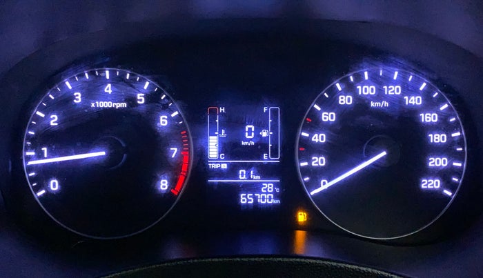 2019 Hyundai Creta EX 1.6 PETROL, Petrol, Manual, 65,700 km, Odometer Image