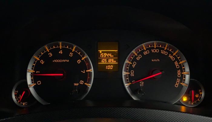 2013 Maruti Swift VXI, Petrol, Manual, 1,05,295 km, Odometer Image