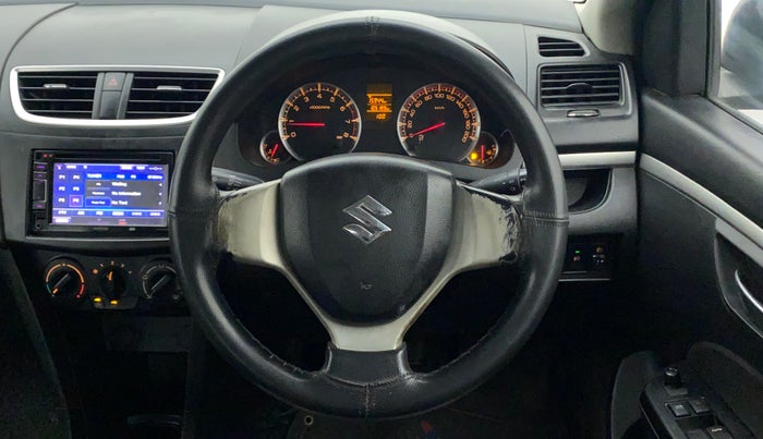 2013 Maruti Swift VXI, Petrol, Manual, 1,05,295 km, Steering Wheel Close Up