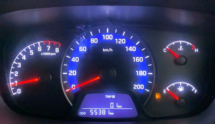 2015 Hyundai Xcent S 1.2, Petrol, Manual, 55,418 km, Odometer Image