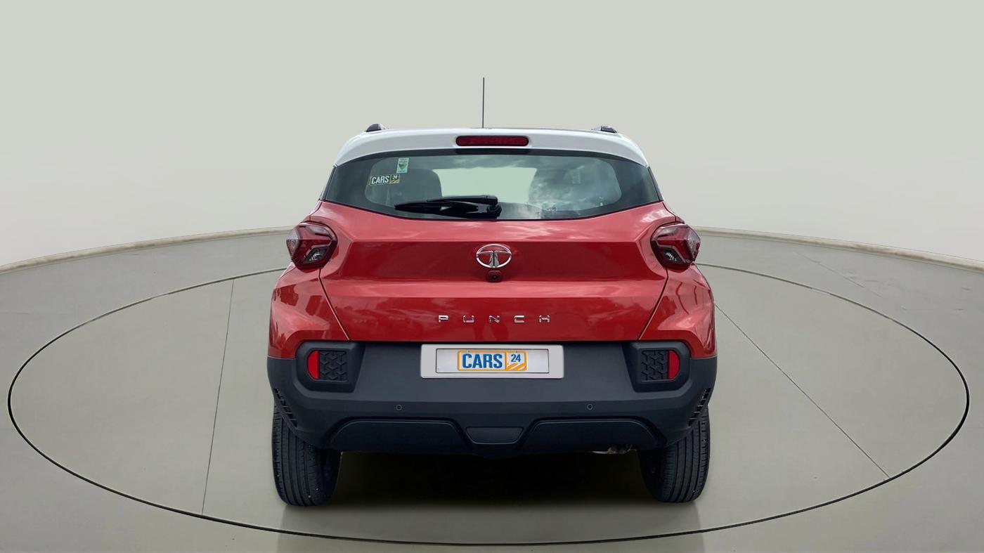 2023 Tata PUNCH CREATIVE AMT 1.2 RTN DUAL TONE, Petrol, Automatic, 4,741 km, Back/Rear