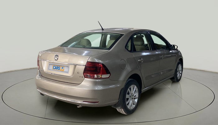 2015 Volkswagen Vento HIGHLINE 1.5 AT, Diesel, Automatic, 72,821 km, Right Back Diagonal