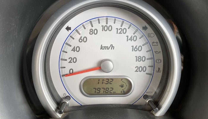 2013 Maruti Ritz VXI, Petrol, Manual, 79,780 km, Odometer Image