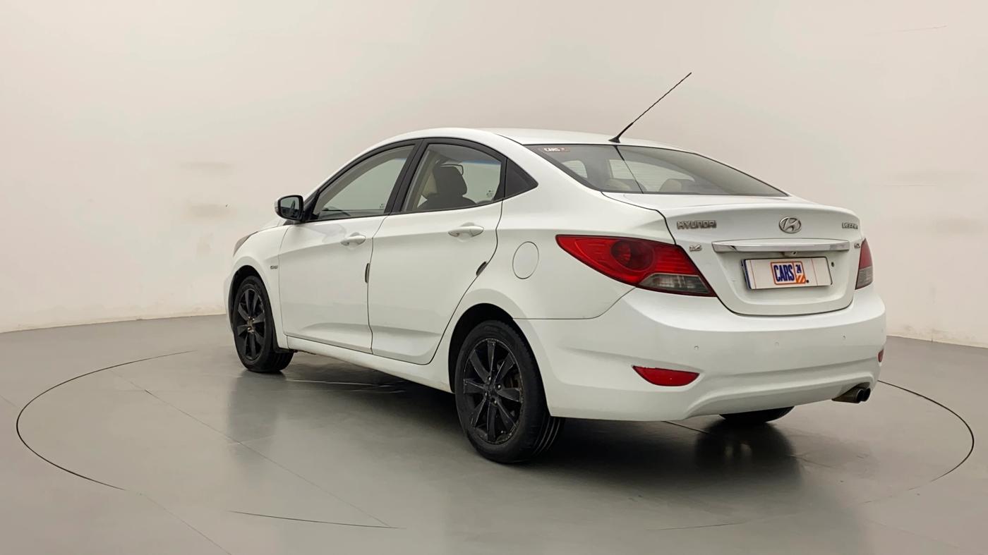 2013 Hyundai Verna FLUIDIC 1.6 CRDI SX, Diesel, Manual, 1,28,368 km, Left Back Diagonal
