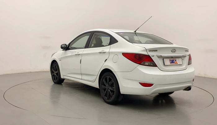 2013 Hyundai Verna FLUIDIC 1.6 CRDI SX, Diesel, Manual, 1,28,368 km, Left Back Diagonal