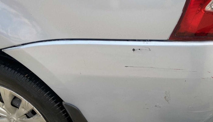 2011 Toyota Etios G, Petrol, Manual, 90,689 km, Rear bumper - Minor scratches