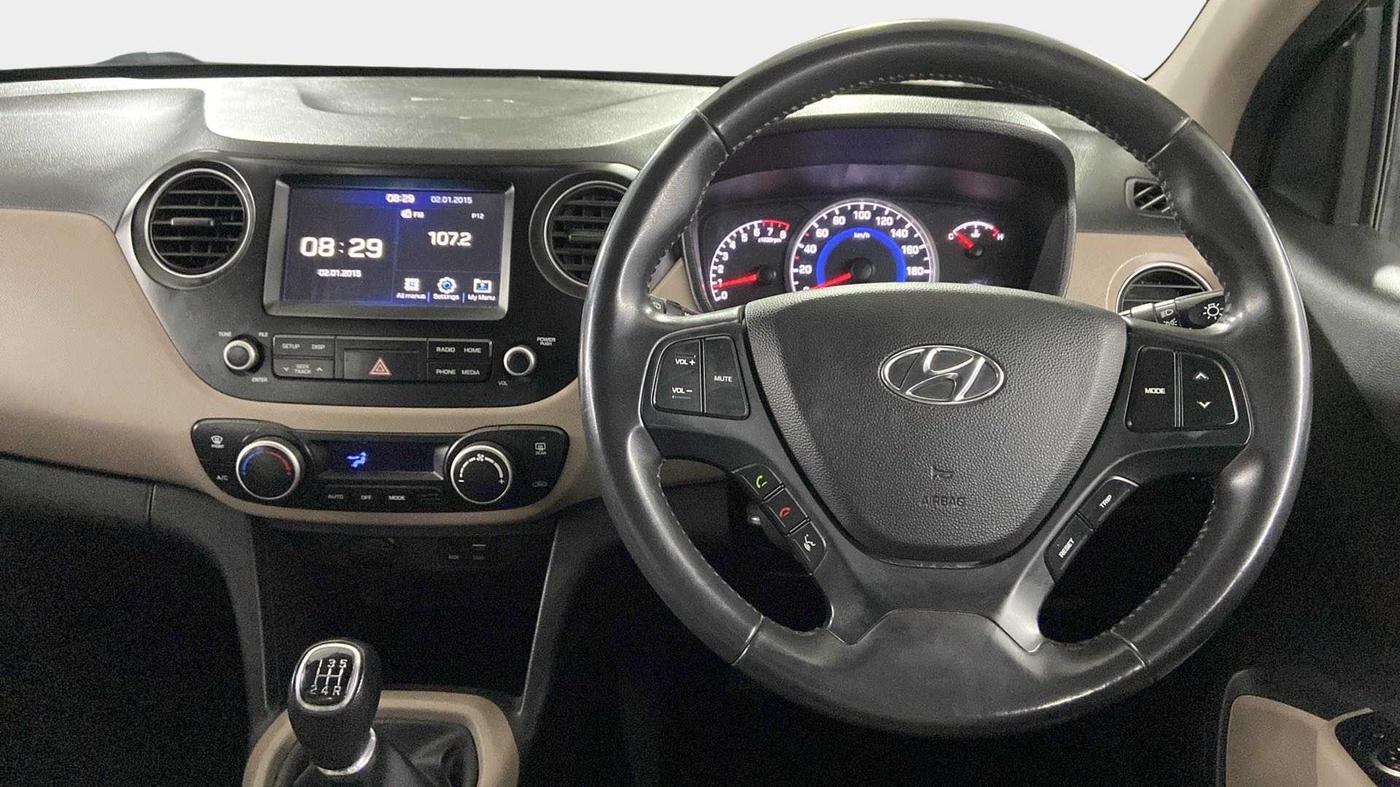 2017 Hyundai Grand i10 ASTA 1.2 KAPPA VTVT, Petrol, Manual, 56,502 km, Steering Wheel Close Up