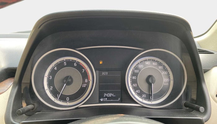 2020 Maruti Dzire VXI, Petrol, Manual, 34,050 km, Odometer Image