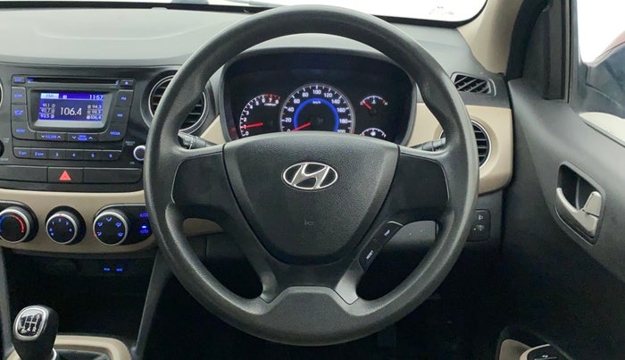 2014 Hyundai Grand i10 SPORTZ 1.2 KAPPA VTVT, Petrol, Manual, 60,082 km, Steering Wheel Close Up