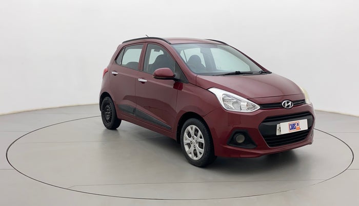 2014 Hyundai Grand i10 SPORTZ 1.2 KAPPA VTVT, Petrol, Manual, 60,082 km, Right Front Diagonal