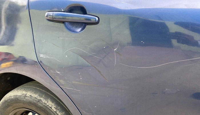 2018 Maruti Baleno DELTA CVT PETROL 1.2, Petrol, Automatic, 78,671 km, Right rear door - Circle - Paint ok & Dent >4 inch(on criase line)