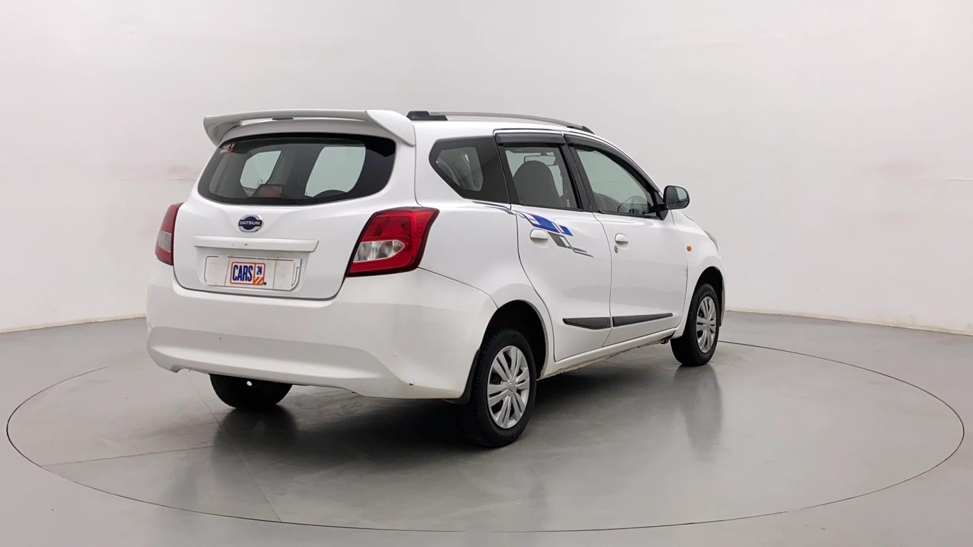 2015 Datsun Go Plus T, Petrol, Manual, 74,533 km, Right Back Diagonal