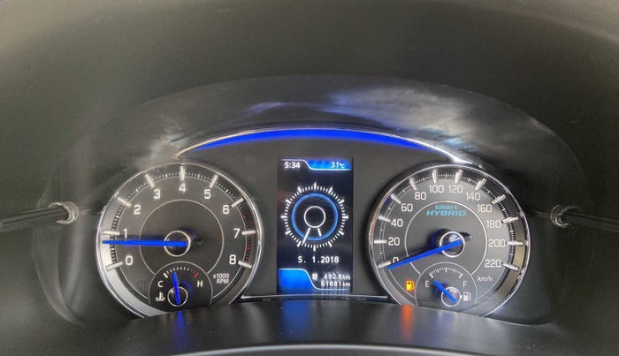 2018 Maruti Ciaz DELTA 1.5 SHVS MT PETROL, Petrol, Manual, 61,880 km, Odometer Image
