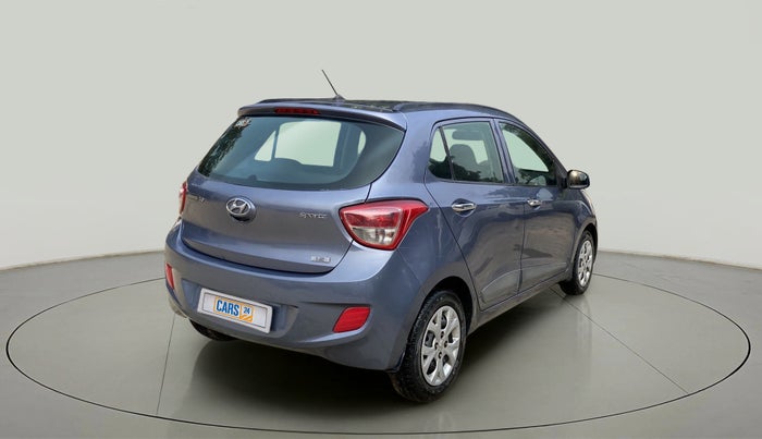 2014 Hyundai Grand i10 SPORTZ 1.2 KAPPA VTVT, Petrol, Manual, 30,377 km, Right Back Diagonal