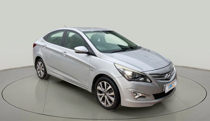 2015 Hyundai Verna FLUIDIC 4S 1.6 VTVT S(O), Petrol, Manual, 50,091 km, Right Front Diagonal