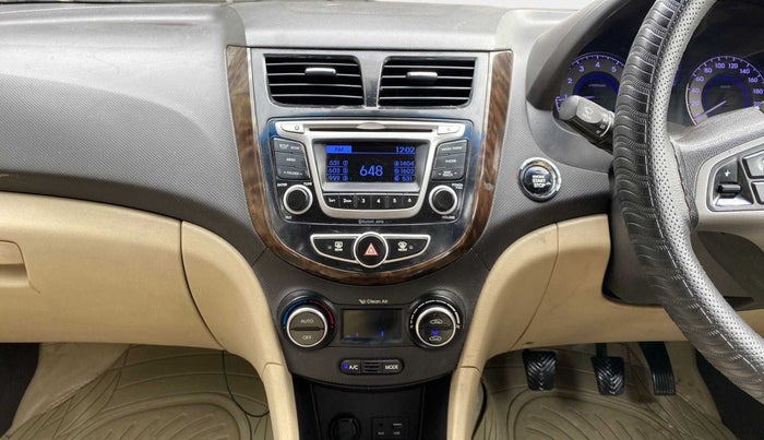 2015 Hyundai Verna FLUIDIC 4S 1.6 VTVT S(O), Petrol, Manual, 50,091 km, Air Conditioner