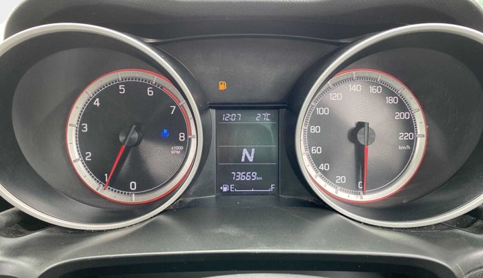 2019 Maruti Swift VXI AMT, Petrol, Automatic, 73,662 km, Odometer Image