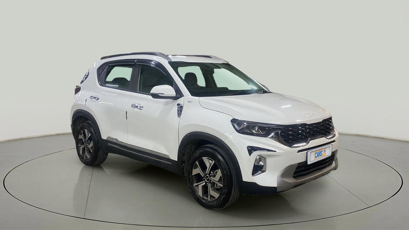 2023 KIA SONET HTX 1.0 IMT, Petrol, Manual, 1,391 km, Right Front Diagonal