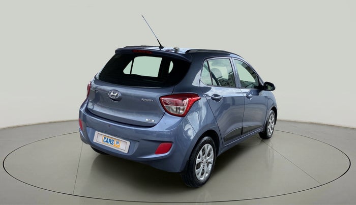 2016 Hyundai Grand i10 SPORTZ 1.2 KAPPA VTVT, Petrol, Manual, 86,457 km, Right Back Diagonal