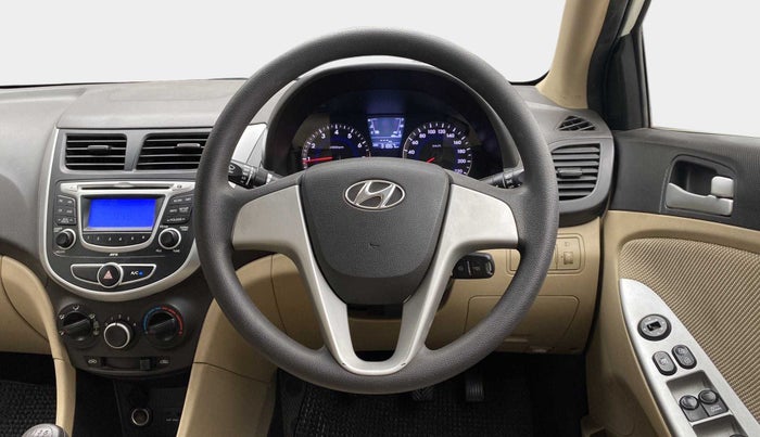 2011 Hyundai Verna FLUIDIC 1.4 VTVT, Petrol, Manual, 31,865 km, Steering Wheel Close Up