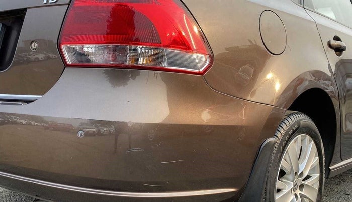 2015 Volkswagen Vento HIGHLINE 1.5 AT, Diesel, Automatic, 89,982 km, Rear bumper - Slightly dented