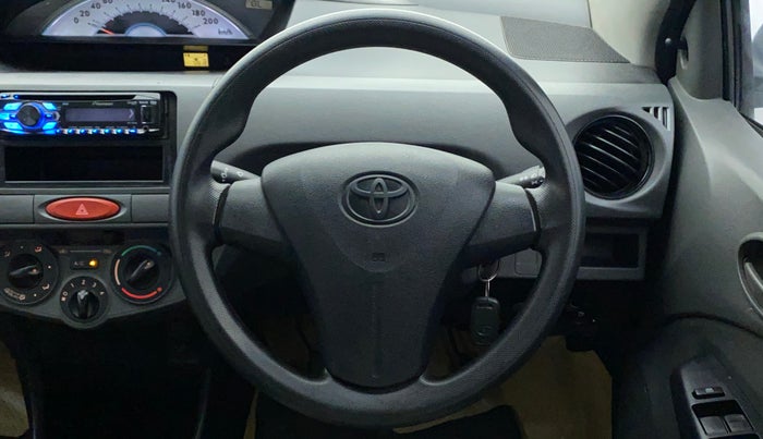 2012 Toyota Etios Liva G, Petrol, Manual, 72,618 km, Steering Wheel Close Up