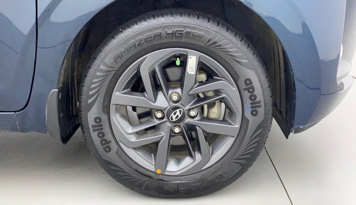 2021 Hyundai GRAND I10 NIOS SPORTZ AMT 1.2 KAPPA VTVT, Petrol, Automatic, 7,077 km, Right Front Wheel