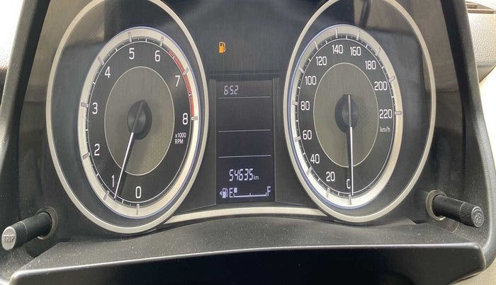 2021 Maruti Dzire VXI, Petrol, Manual, 54,605 km, Odometer Image