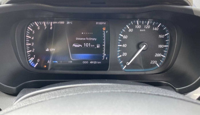 2020 Tata ALTROZ XZ PETROL, Petrol, Manual, 49,116 km, Odometer Image