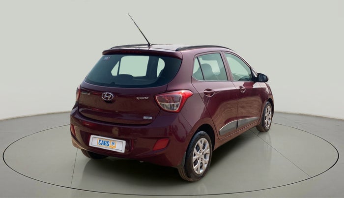 2015 Hyundai Grand i10 SPORTZ 1.2 KAPPA VTVT, Petrol, Manual, 52,431 km, Right Back Diagonal