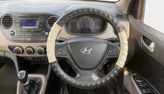 2015 Hyundai Grand i10 SPORTZ 1.2 KAPPA VTVT, Petrol, Manual, 52,431 km, Steering Wheel Close Up
