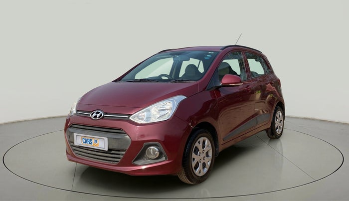 2015 Hyundai Grand i10 SPORTZ 1.2 KAPPA VTVT, Petrol, Manual, 52,431 km, Left Front Diagonal