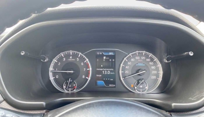 2023 Maruti BREZZA ZXI SMART HYBRID DUAL TONE, Petrol, Manual, 6,829 km, Odometer Image